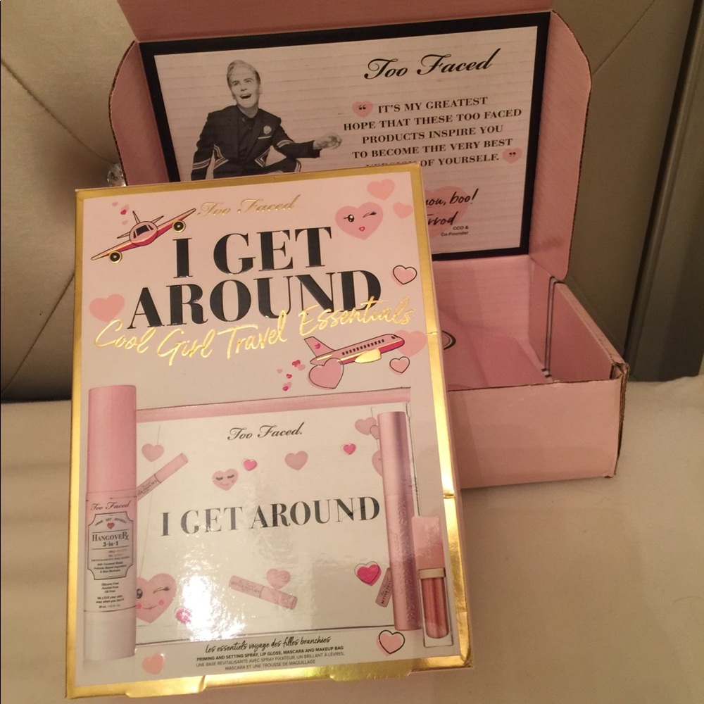 Empty Too faced make up boxes
